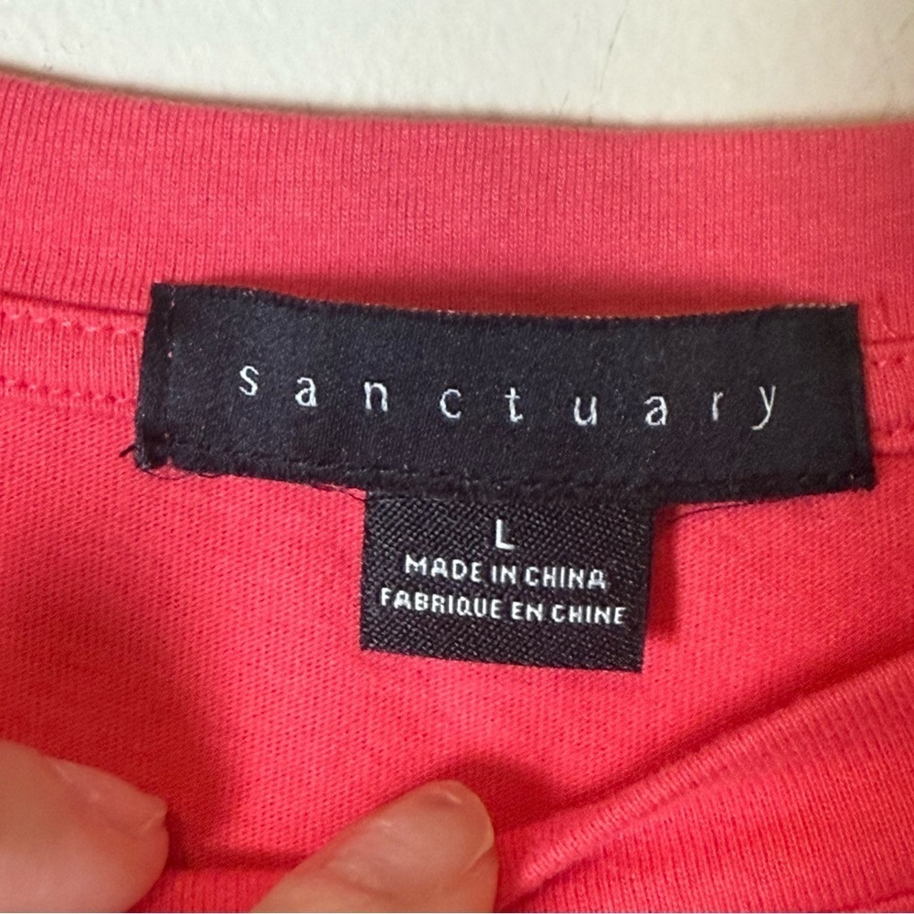 Sanctuary Poplin Mix Dress - Island Pink L - Picture 5 of 8